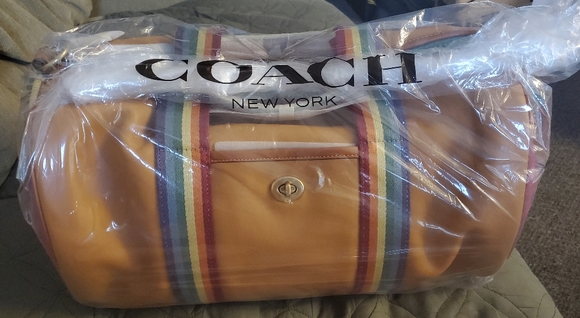 Quilted Leather Duffel Bag 